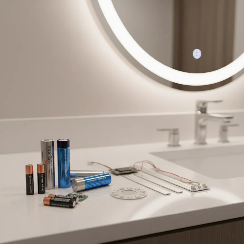 Choosing the Best Battery Type for Bathroom Mirrors