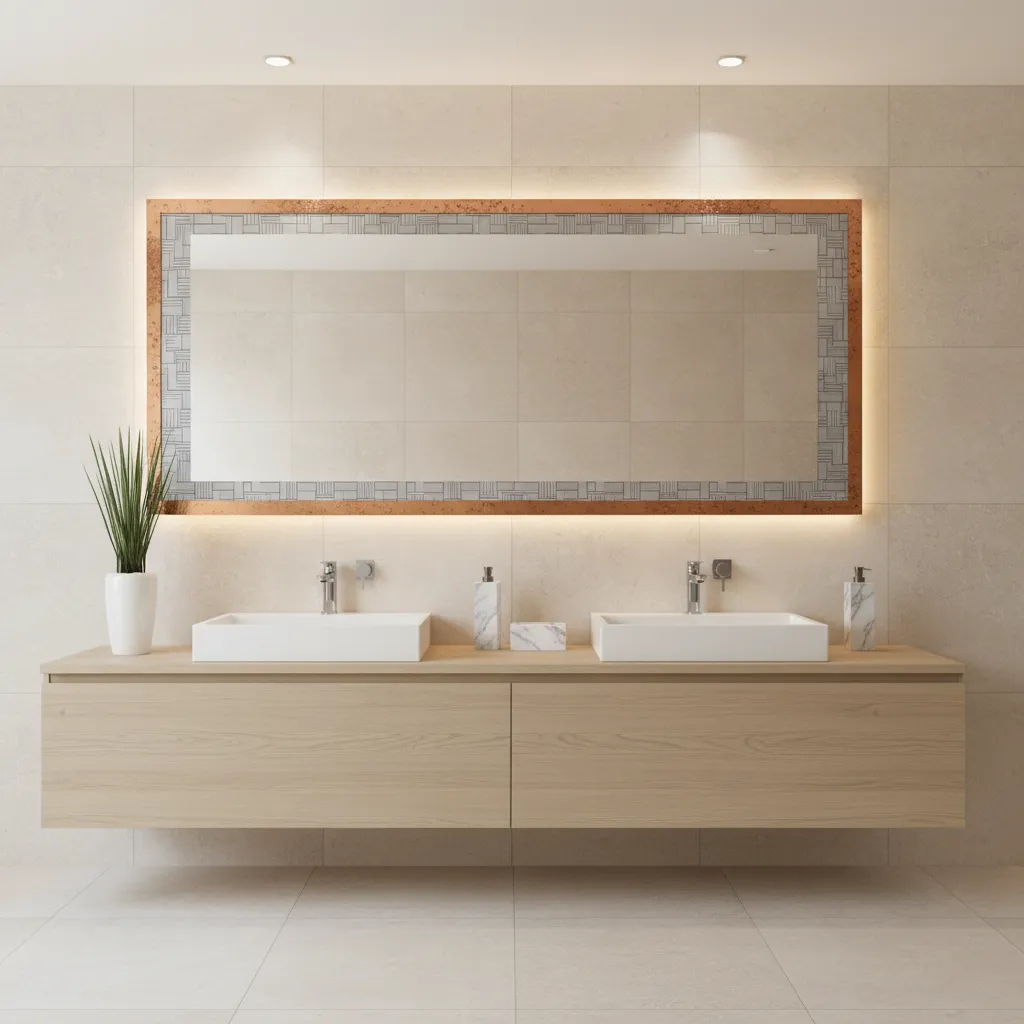 6 Decorative Tapes I Actually Use for Bathroom Mirror Frames