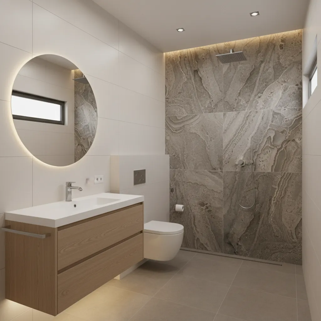 Mixing Premium and Budget Tiles for Designer Bathrooms