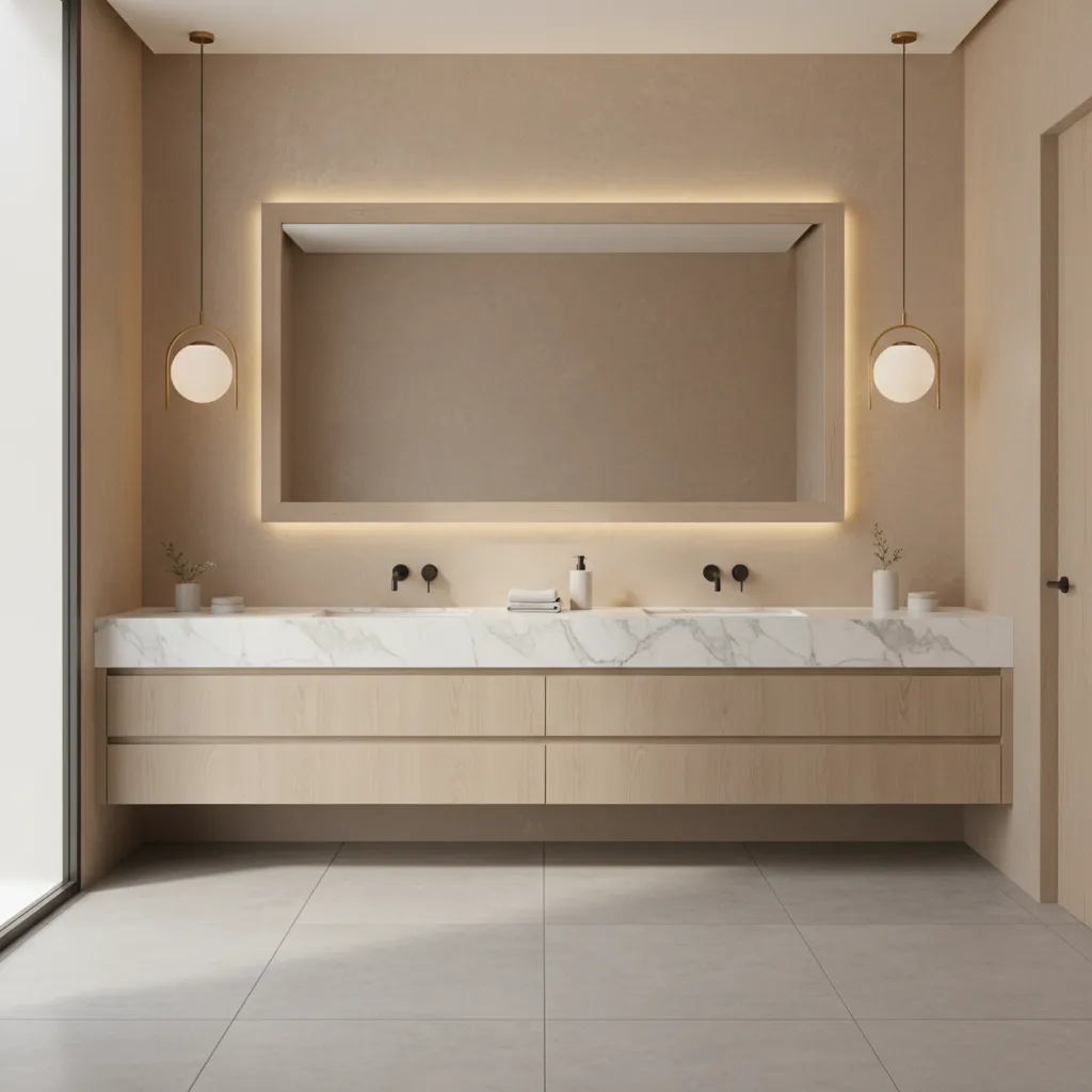 Fixing Pendant Lights That Hang Too Low or Too High Over a Vanity