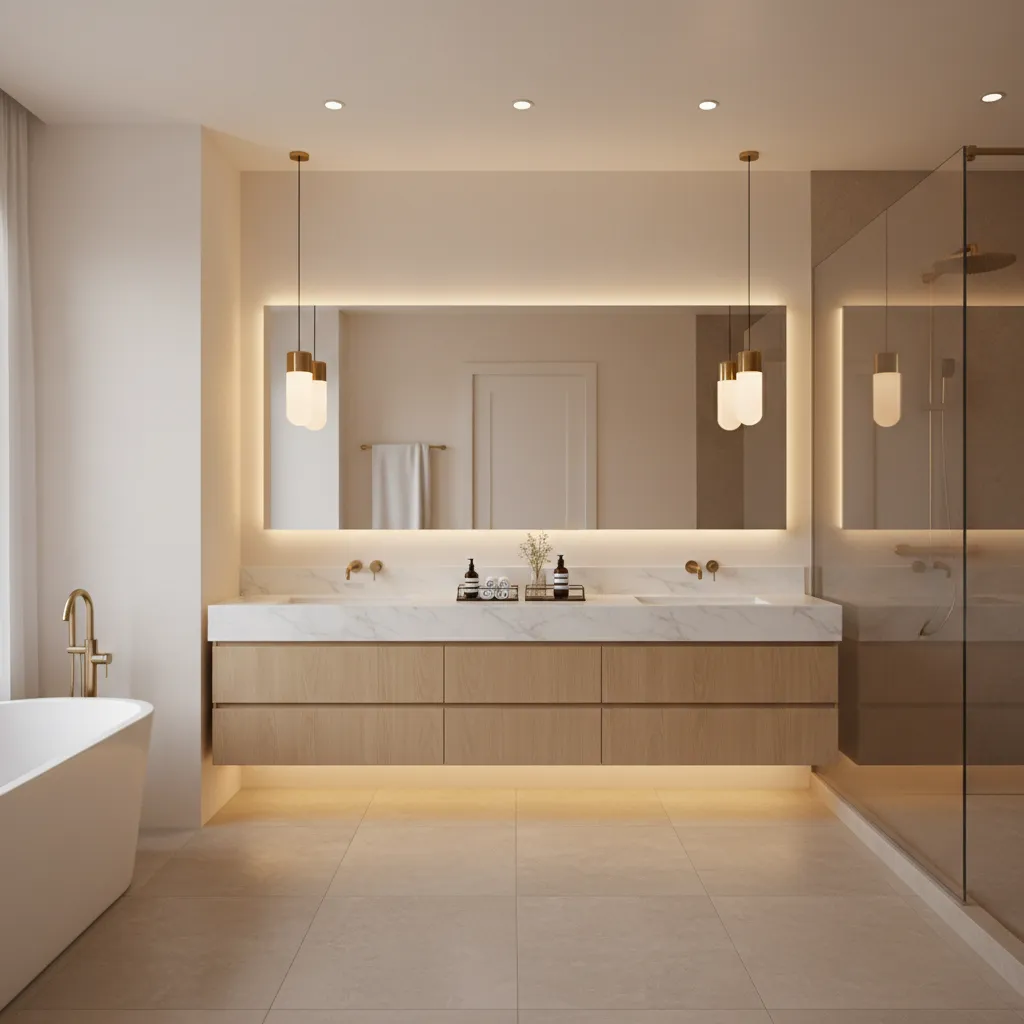 Safety Risks of Incorrect Pendant Light Height in Bathrooms