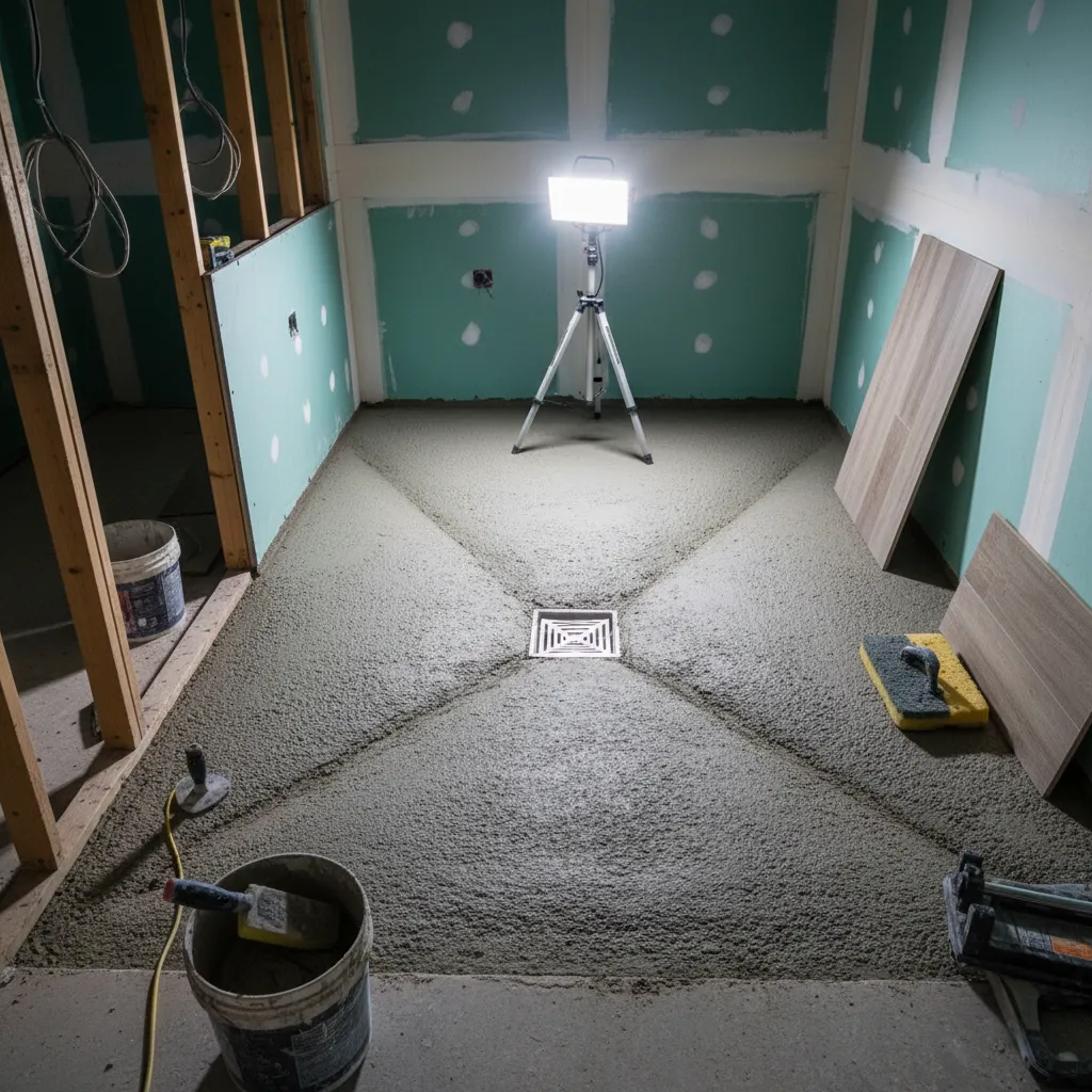 Re-tiling the Bathroom Floor: Pros and Limitations