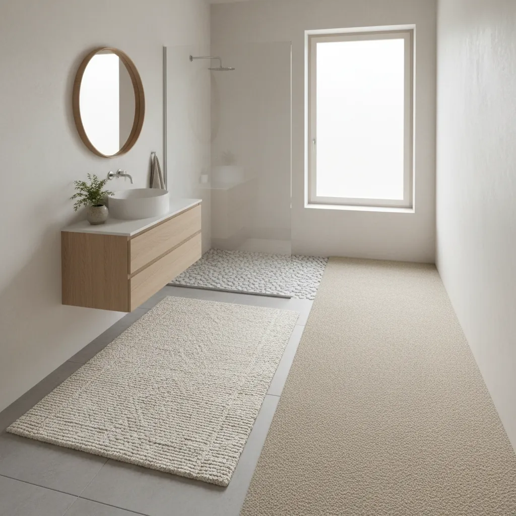 Bathroom Rug vs Carpet: 5 Small Bathroom Insights