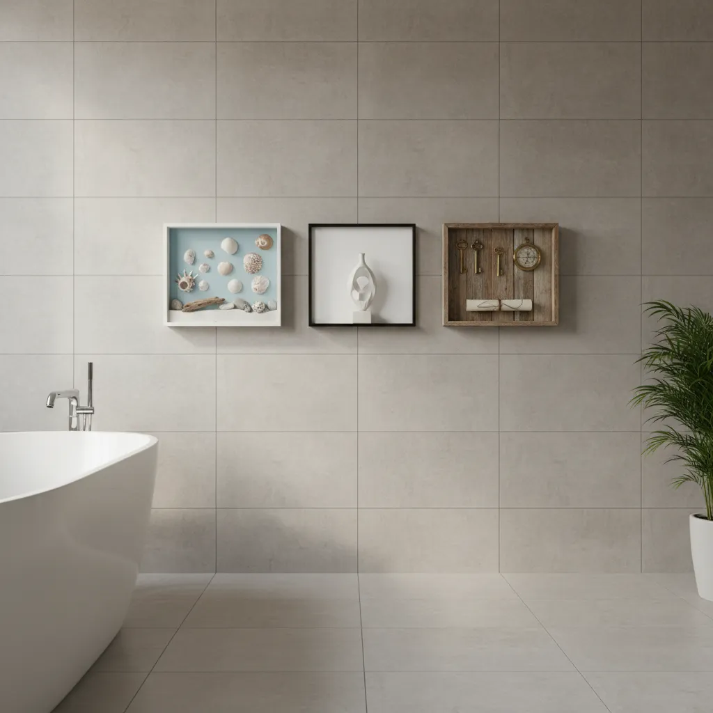 Bathroom Shadow Box Theme Comparison for Coastal Minimalist and Rustic Styles