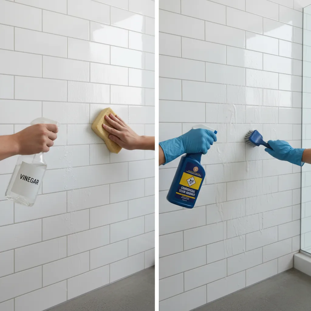 Best Cleaners for Bathroom Wall Tiles Natural vs Chemical Solutions