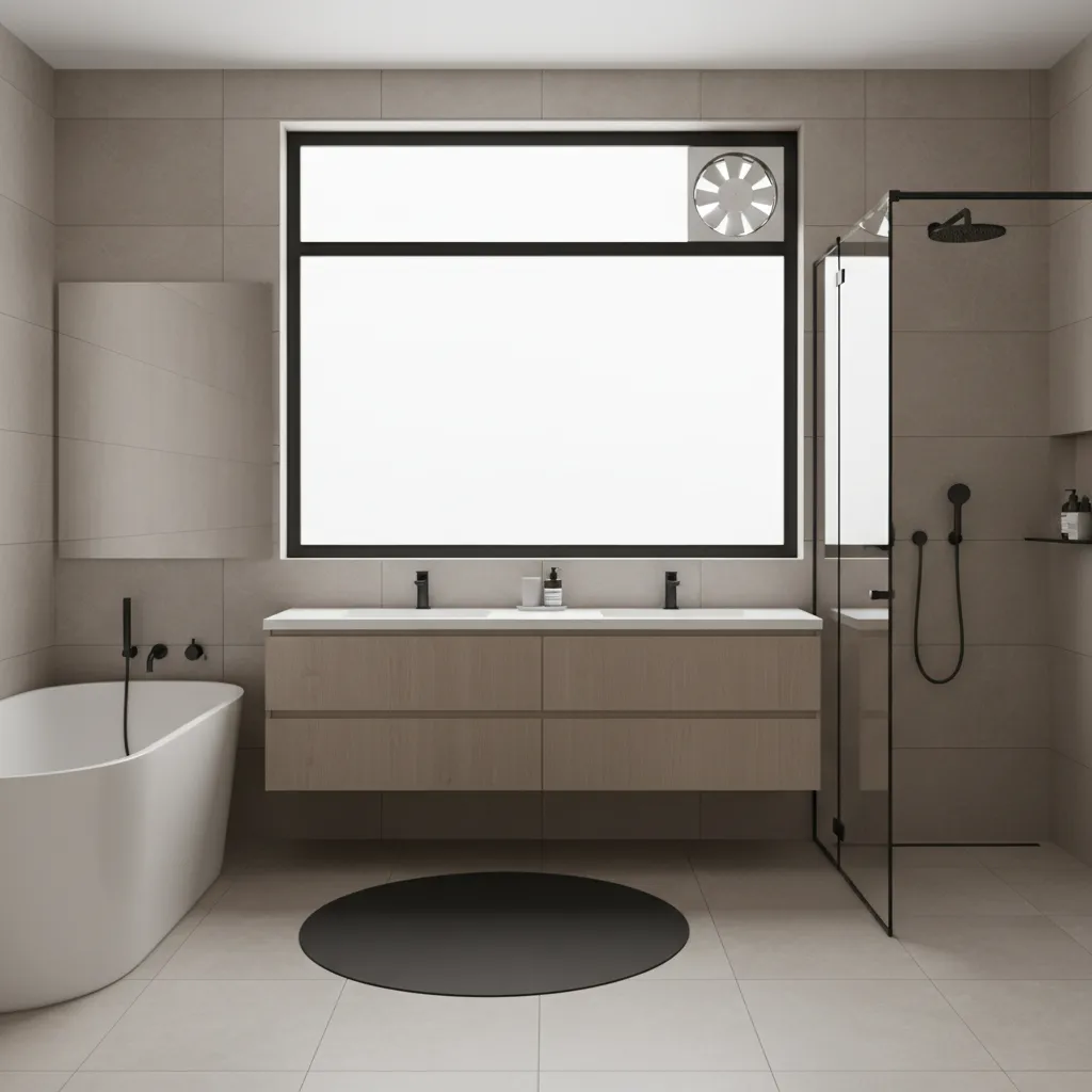 Five bathroom window designs with exhaust fan that actually work