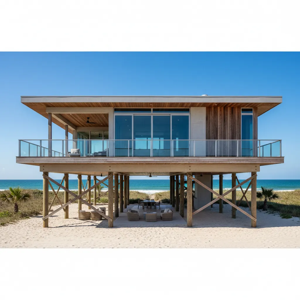 Common Problems With Beach Houses Built on Pilings and How to Fix Them