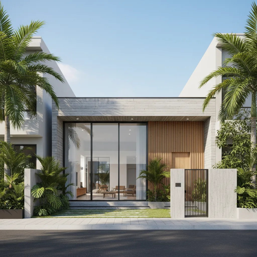 Mẫu thiết kế nhà cấp 4 đẹp 5x20: Bố trí tối ưu cho đất dài