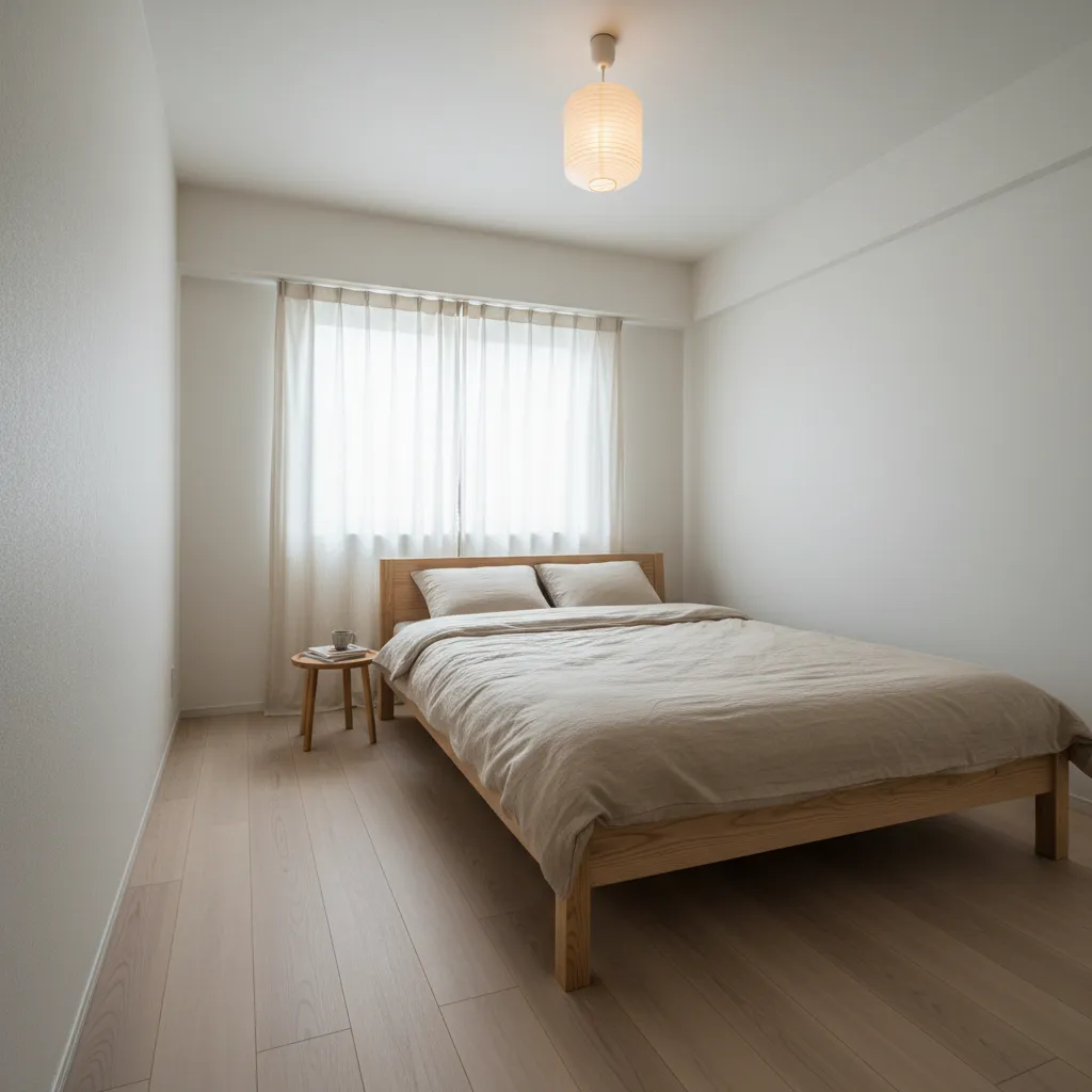 ベッド位置は動線優先：入口から窓まで“抜け”を作る（東京小戸建てにも活きる）