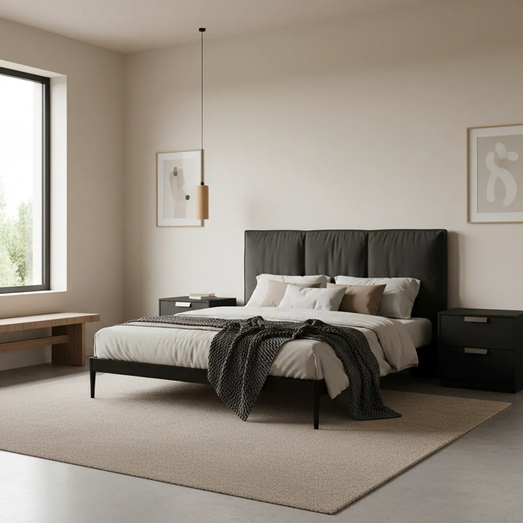 How to Choose the Right Bedroom Color Scheme When You Have Black Furniture