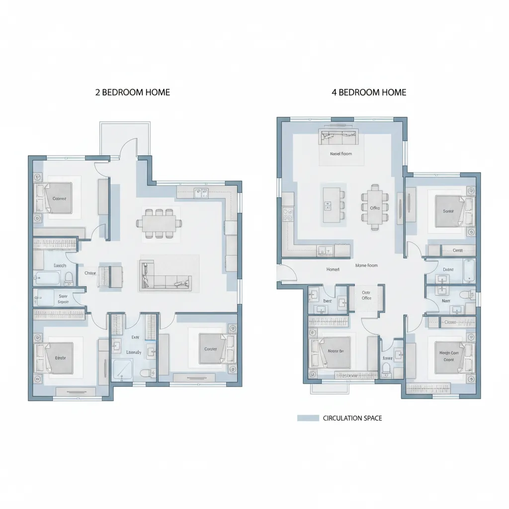 How Bedroom Count Impacts Total Living Space