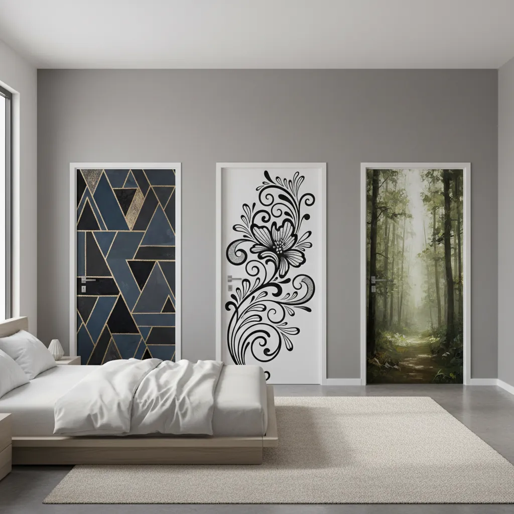 Paint vs Stickers vs Murals Choosing the Best Bedroom Door Art Method