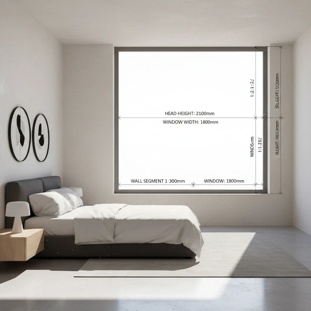 Bedroom egress window requirements illustration