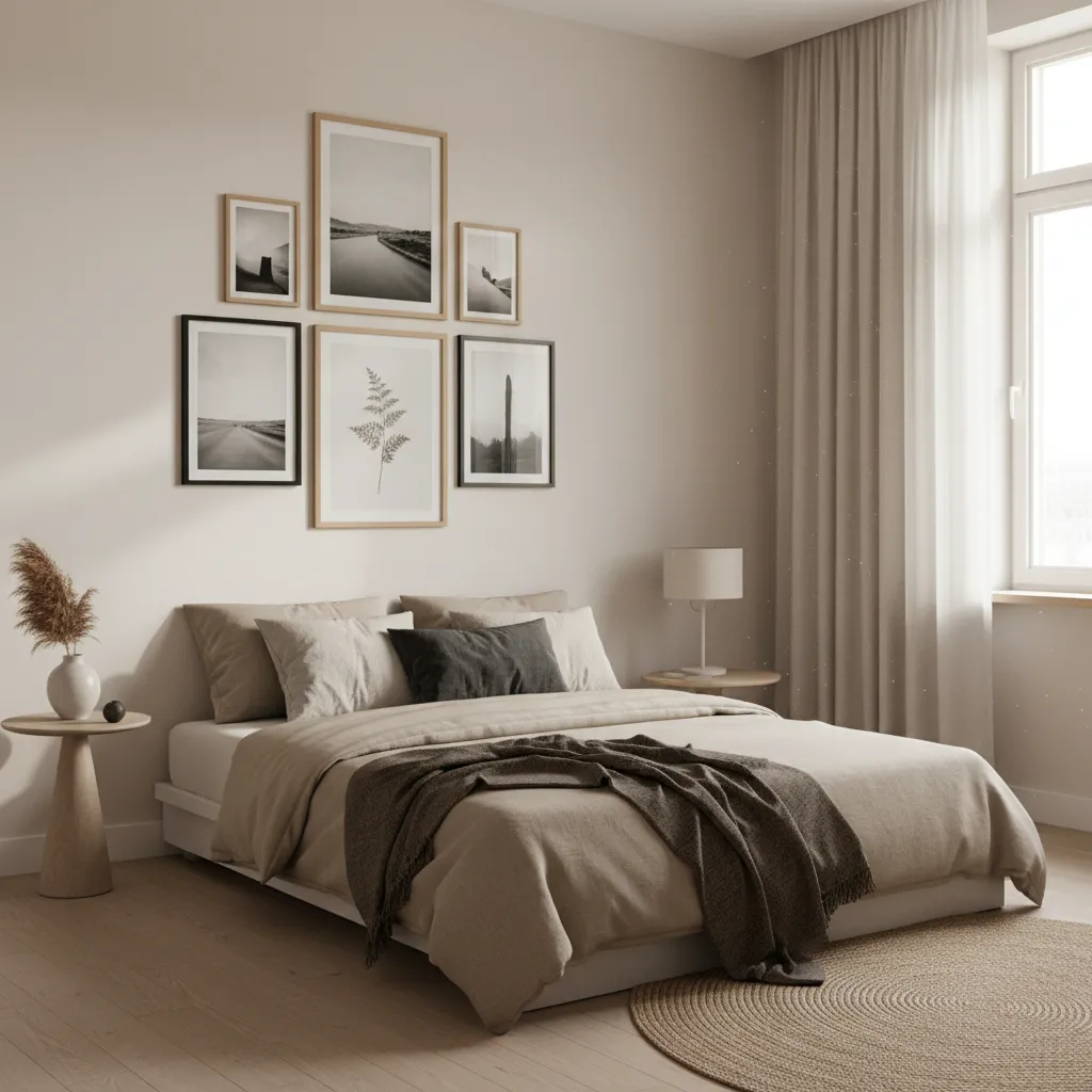 6 Fixes for Crooked Bedroom Photo Frames