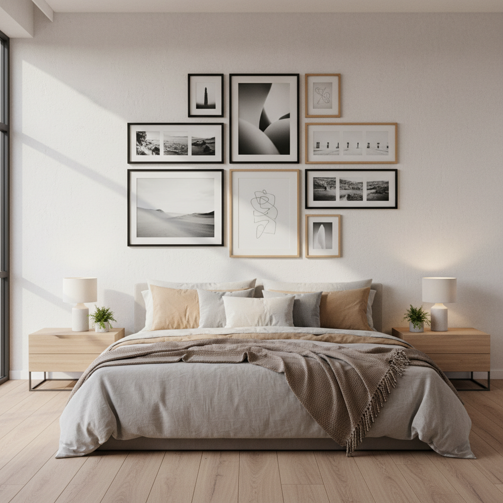 5 Designer Photo Frame Ideas for Bedroom Design
