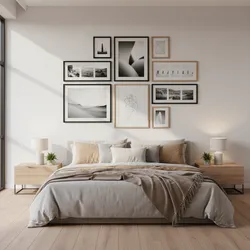 How Interior Designers Use Photo Frames in Bedroom Design