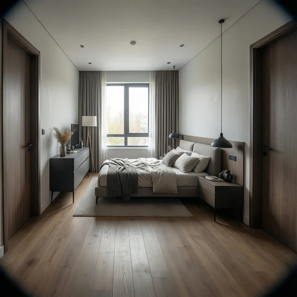 Best Bed Placement Options in a Bedroom with Three Doors