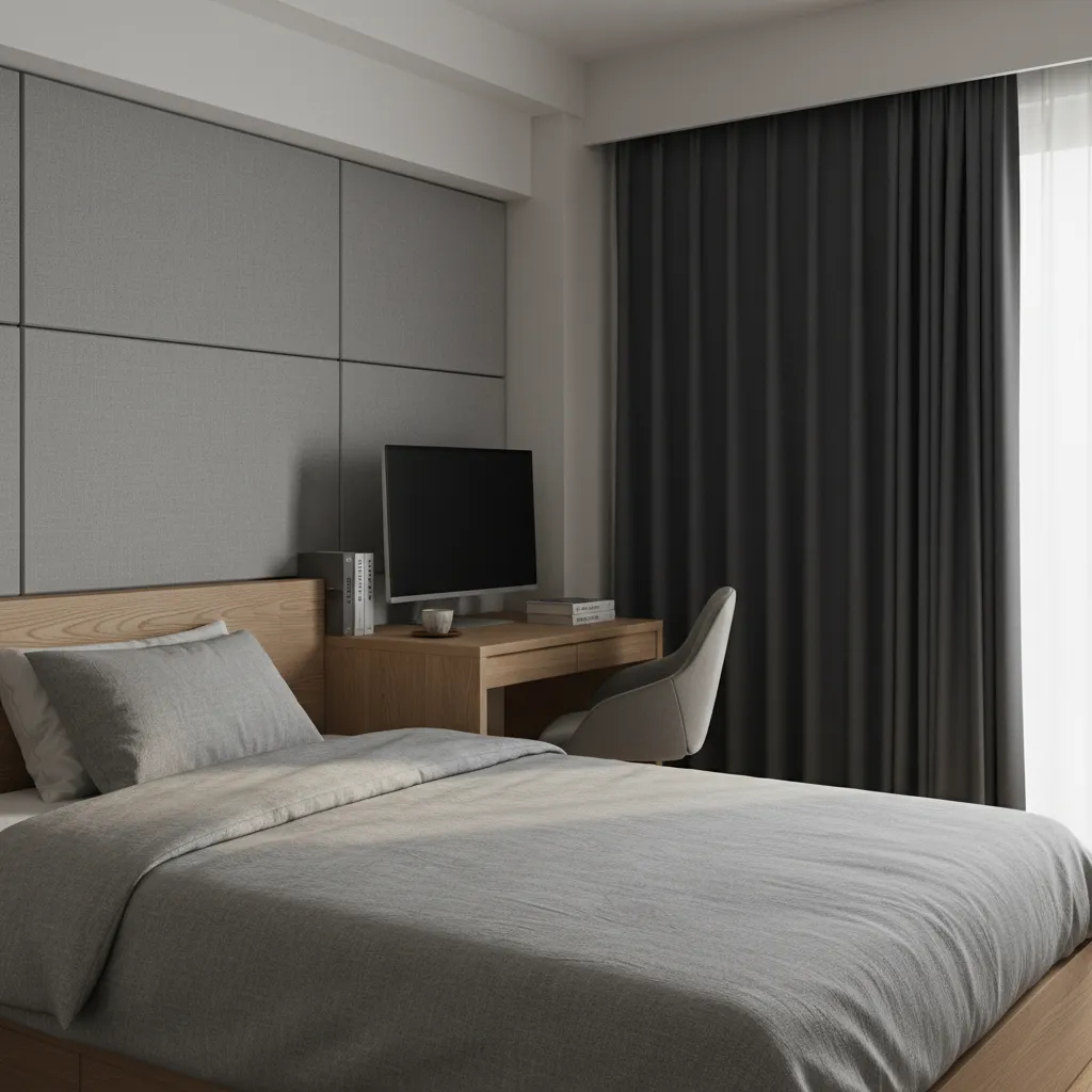 5. ベッドサイドを“休む場”に守る：配置距離と吸音で音も光もコントロール