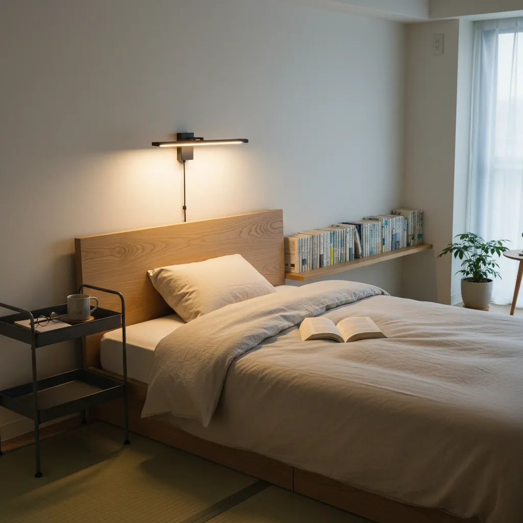 ベッドサイドを“第二の書斎”にする（動線規劃×ナイトルーチン）