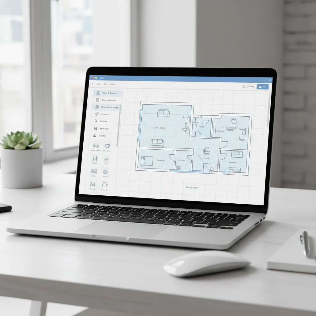 simple drag and drop home design software floor plan layout