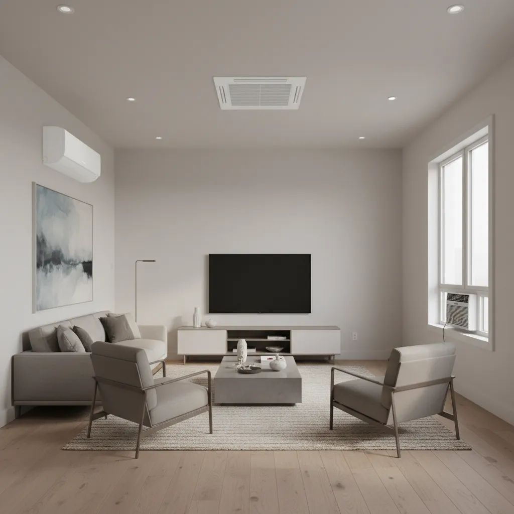 Best Air Conditioner Types for a 972 Sq Ft Home Comparing Central Mini Split and Window Units