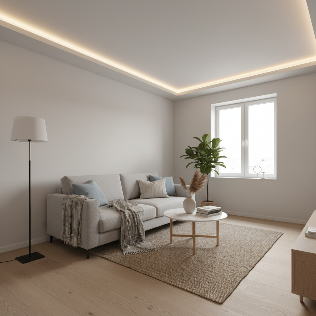 Small Living Room Feels Low? Best Ceiling Design Fix