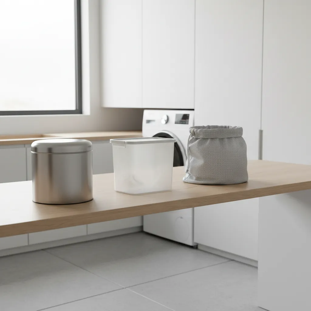 Best Containers for Dryer Lint Metal vs Plastic vs Fabric Lint Bins