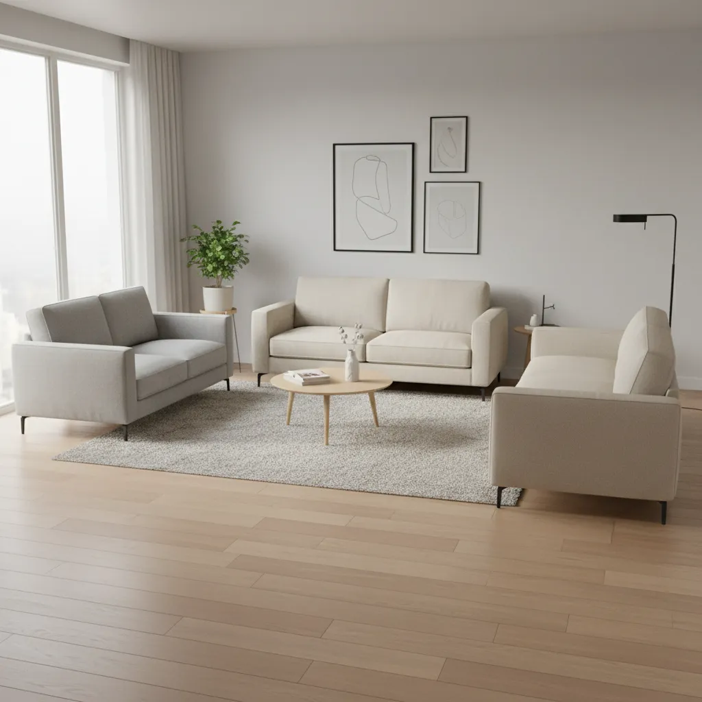 Best Sofa Types for Small Living Rooms Sectional Loveseat or Armless