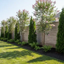 Best Trees for Boundary Walls Species Comparison for Size Roots and Maintenance