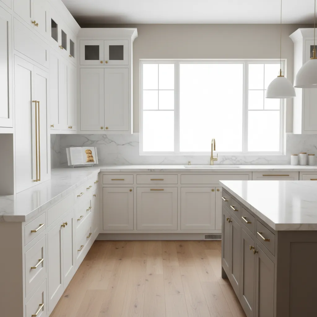 Best Wall Color for White Kitchen Cabinets