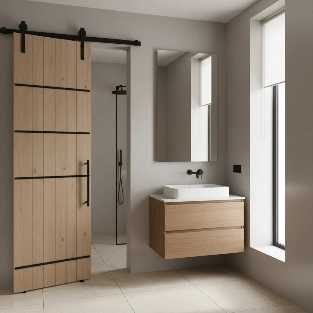 How to Choose the Right Bifold Barn Door for a Small Bathroom