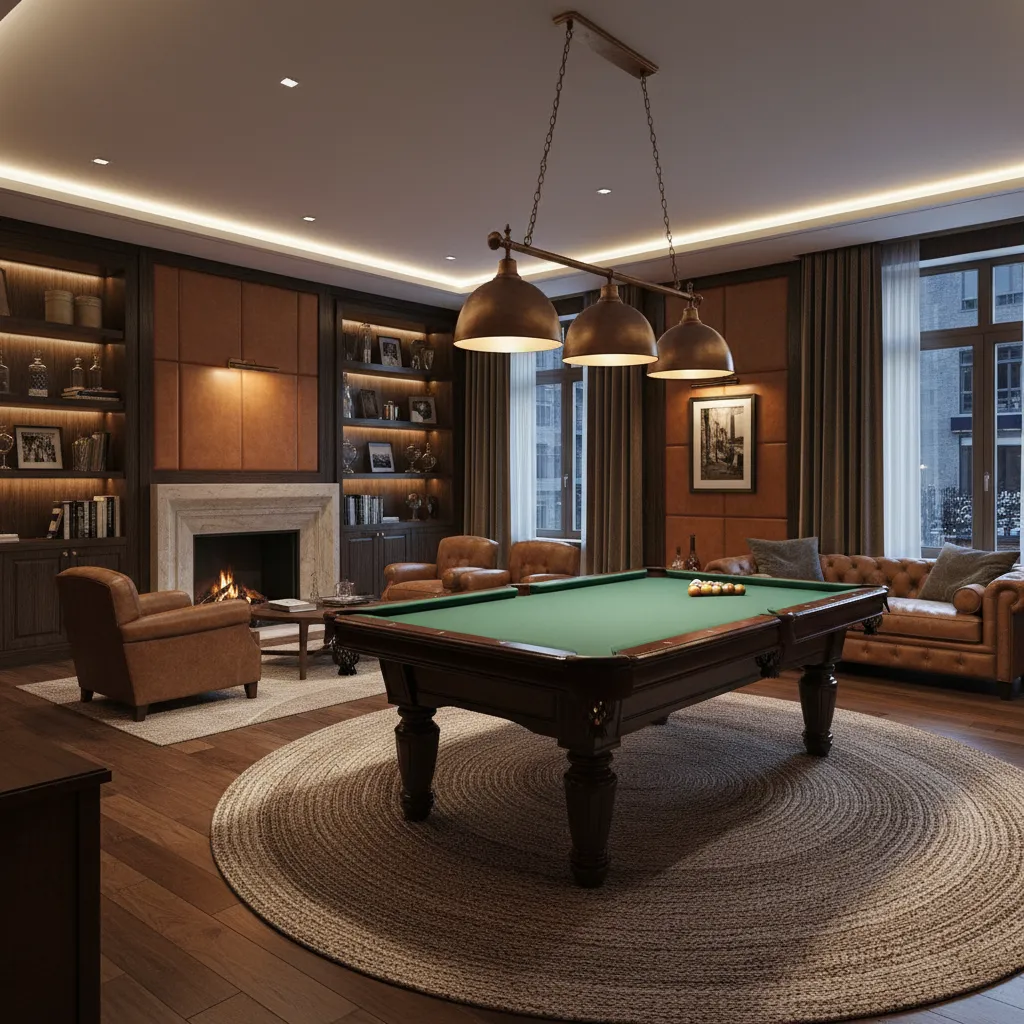 Diseño de interiores de billar: guía práctica