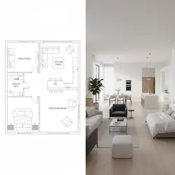 Bird’s Eye Floor Plan vs 3D House Rendering Key Differences