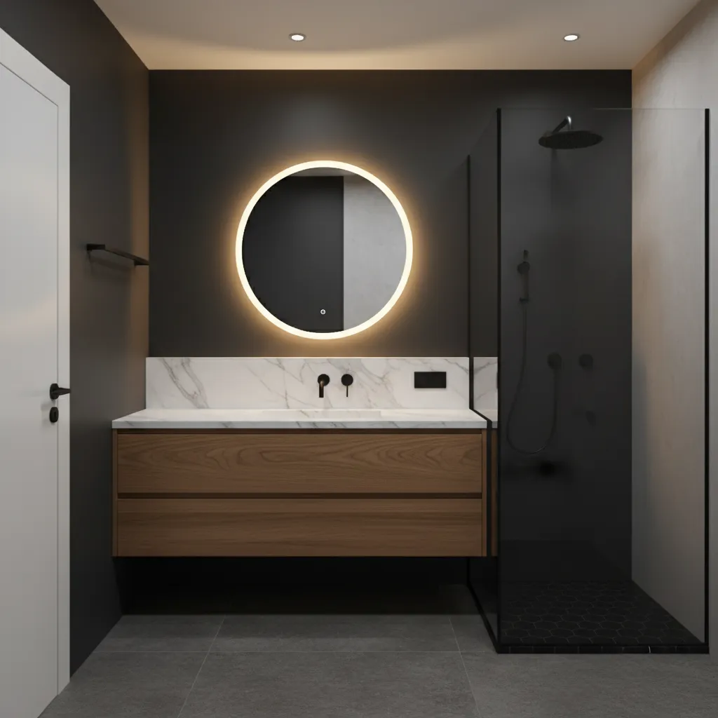 5 Black Bathroom Decor Ideas That Elevate Small Spaces