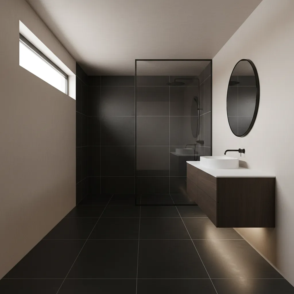 Common Problems with Black Bathroom Floors and How to Fix Them