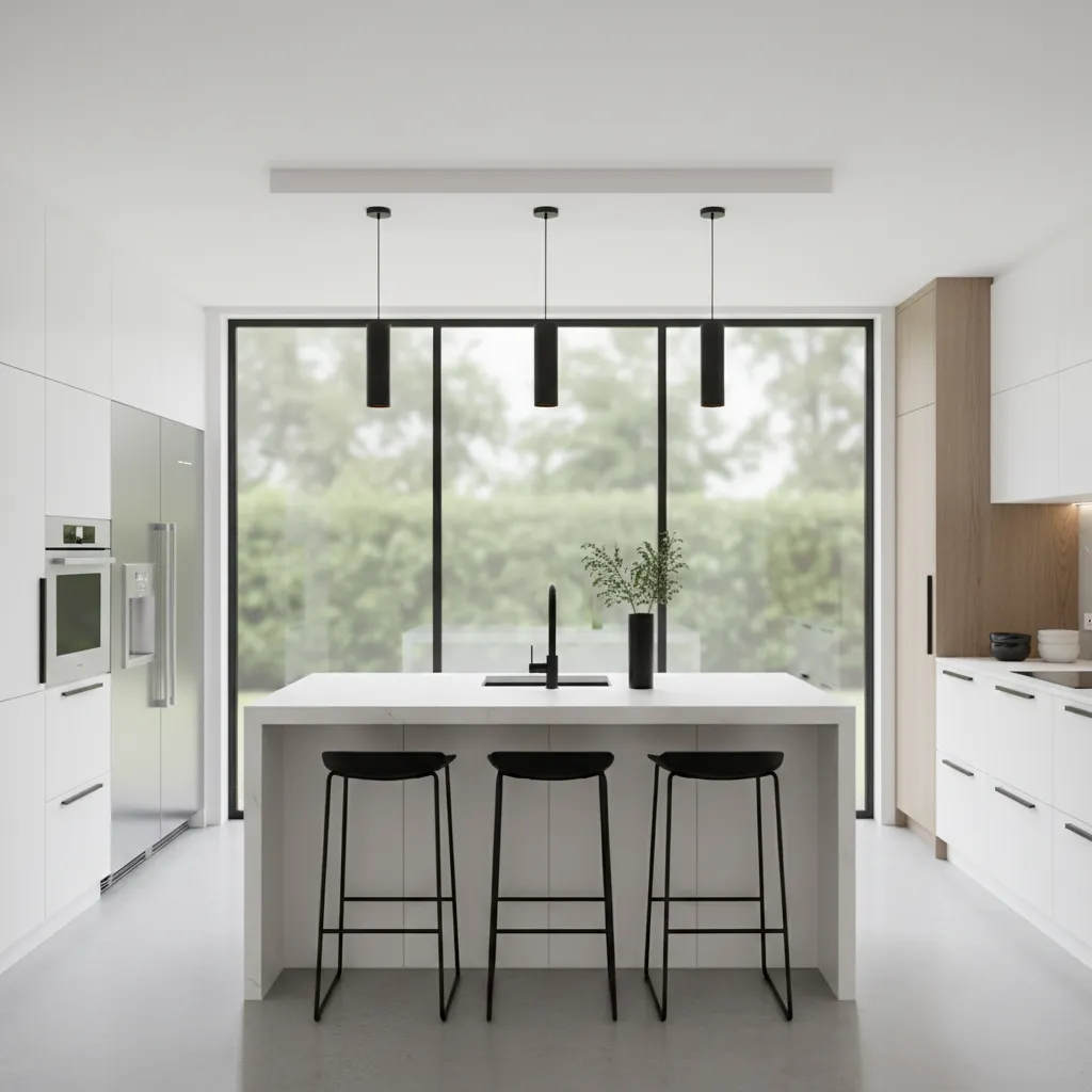 Black Cabinet Hardware Trends in Modern Kitchen Design: How designers are using matte black handles, pulls, and textures to shape the next generation of modern kitchens.