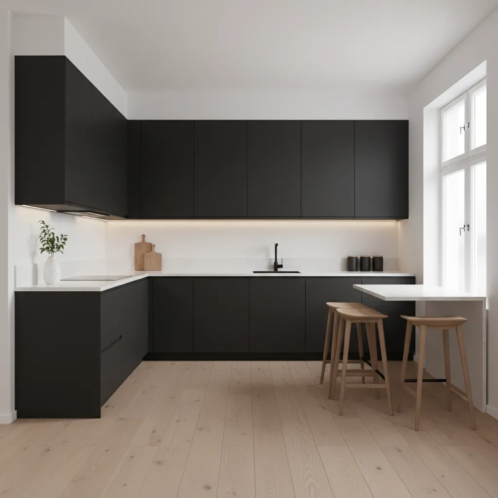 Black Cabinet Kitchen Ideas for Small Spaces