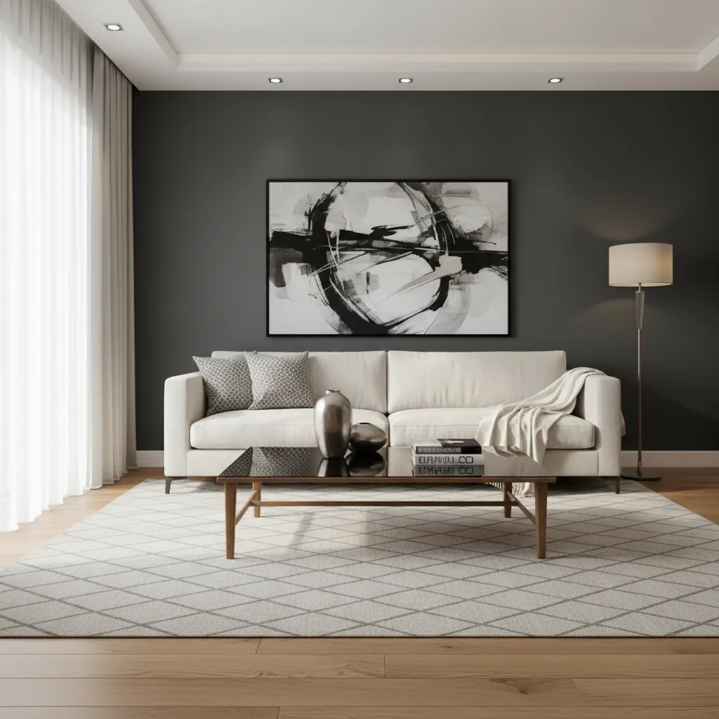 How to Fix a Black Grey Cream Living Room That Feels Too Dark