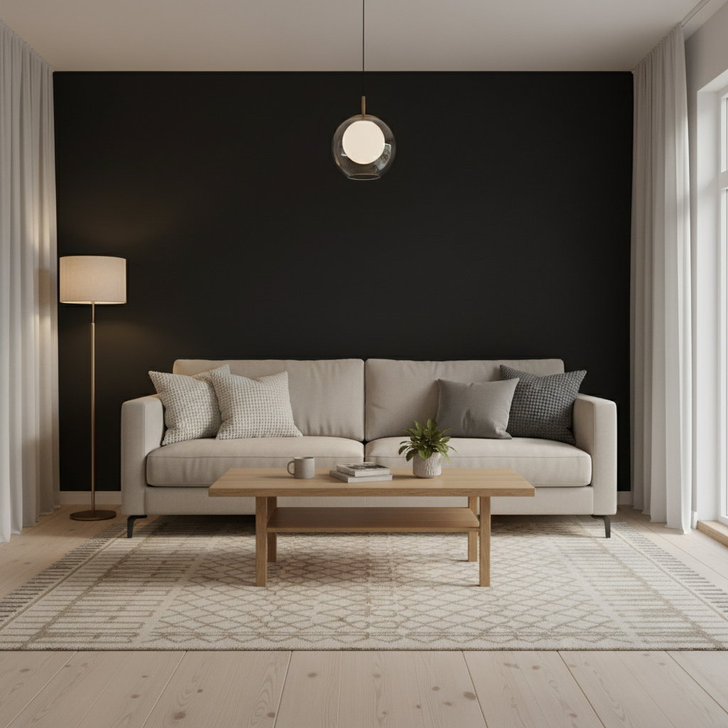 El negro en decoración de interiores: cómo usarlo bien
