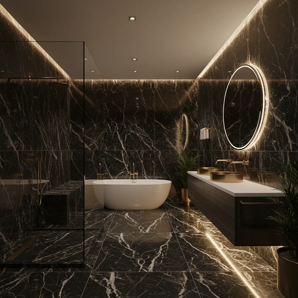 Black Marble Tiles Bathroom Ideas That Actually Work