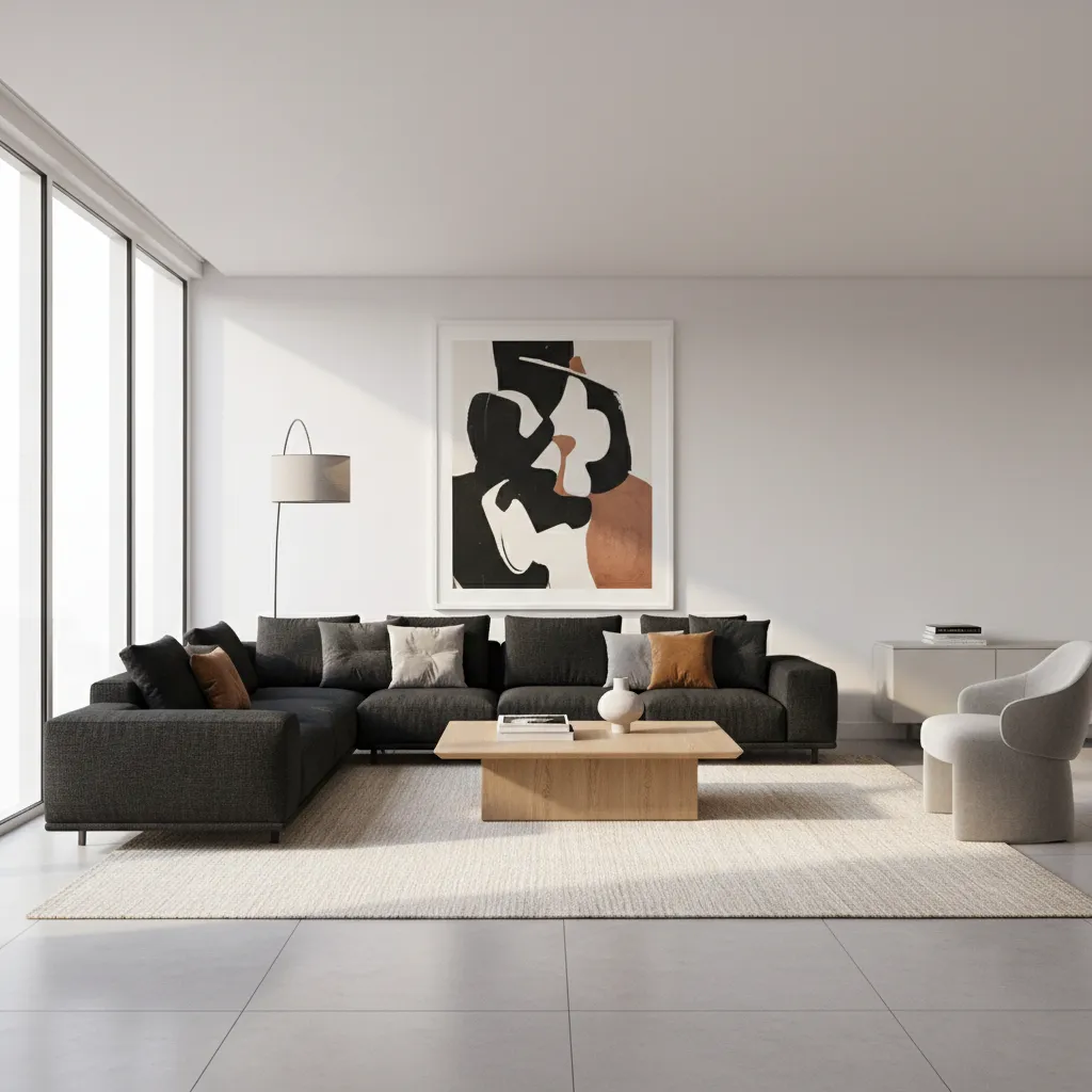 Interior Designer Strategies for Decorating With Black Sofas