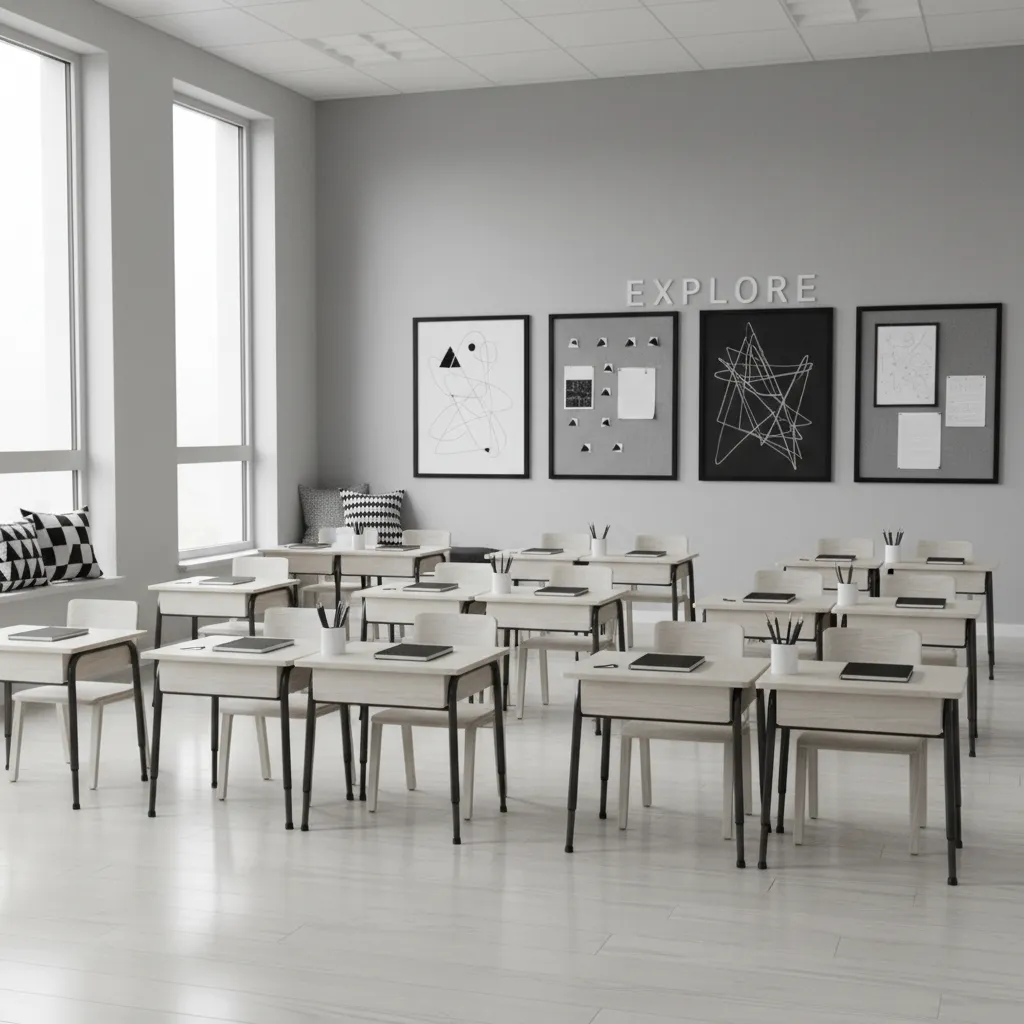 Should You Choose Black and White Classroom Decor