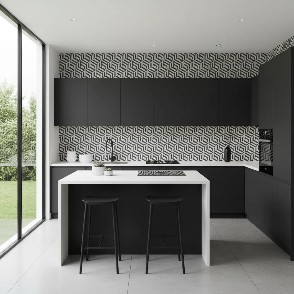 Black and White Kitchen Wall Tiles Ideas That Actually Work