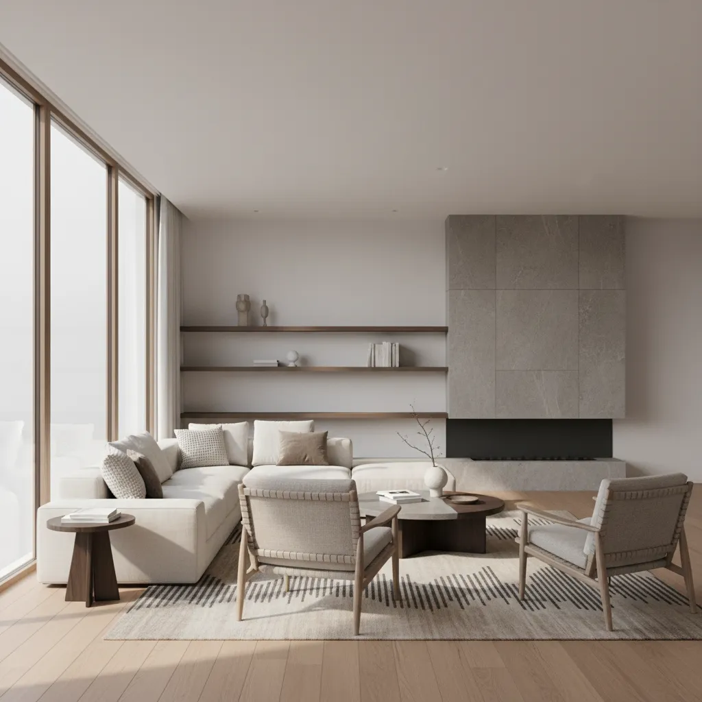 Photorealistic interior render created using Blender on Linux
