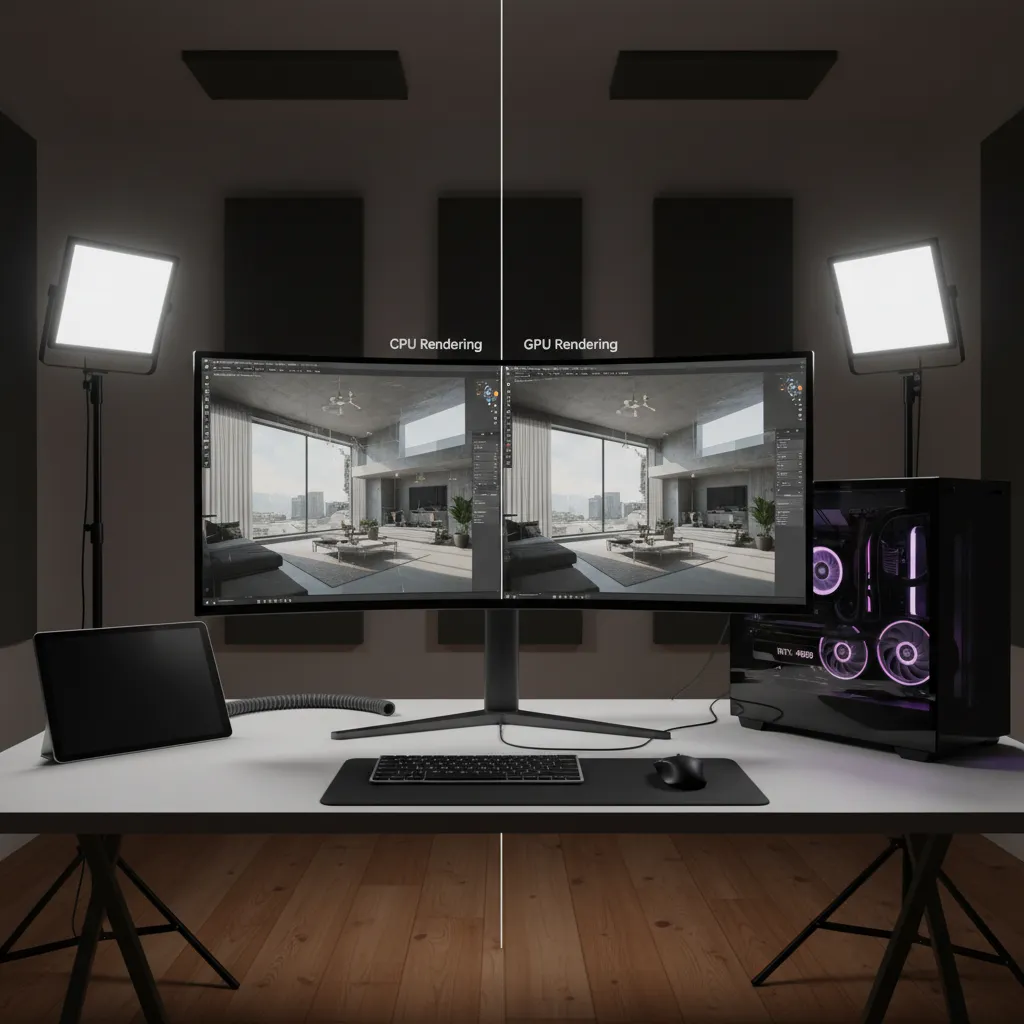 Blender 3D  CPU vs GPU Rendering Explained