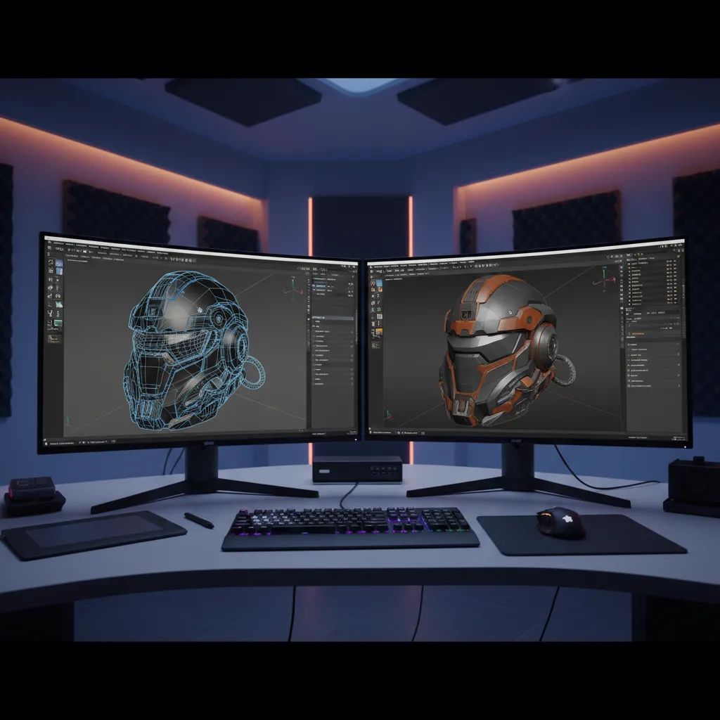 Blender vs Maya for Helmet 3D Modeling Which Tool Works Best