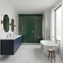 Bathroom Color Trends How Designers Use Blue and Green Today