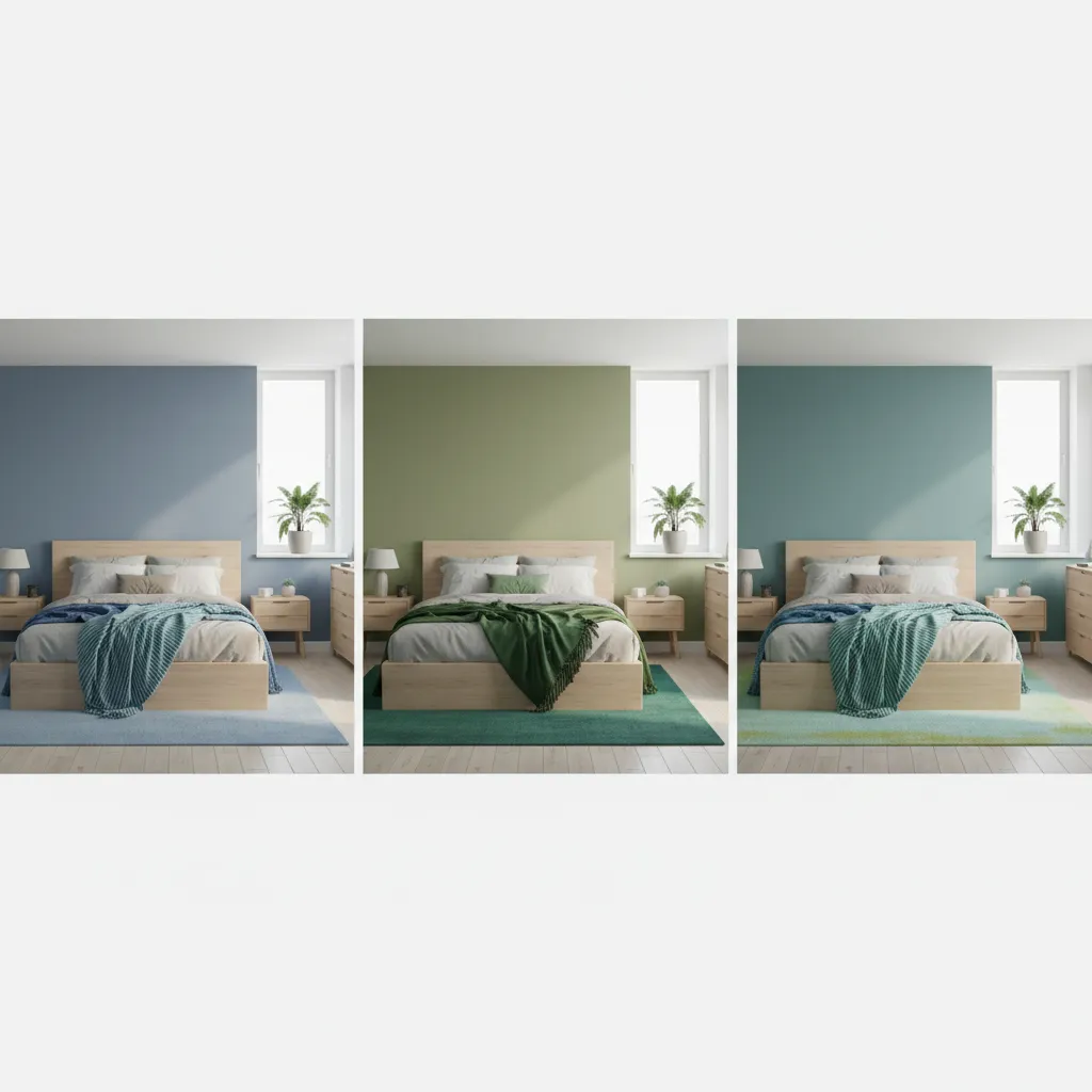 Blue vs Green vs Blue‑Green Bedrooms: Which Color Works Best for Small Spaces: A practical designer comparison of blue, green, and blended palettes that visually expand compact bedrooms.
