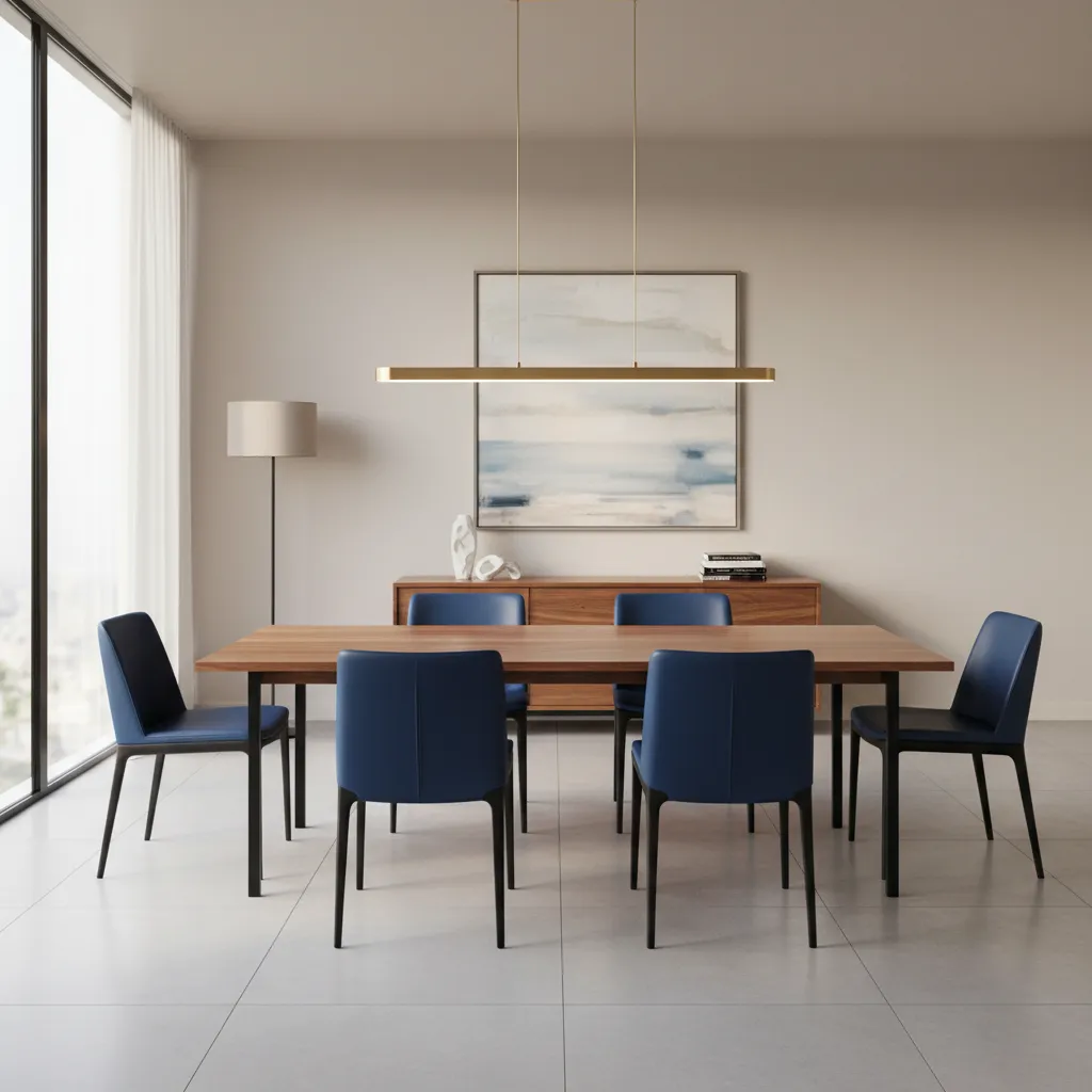 Best Dining Table Ideas for Blue Leather Dining Chairs: A designer’s guide to choosing table colors, materials, and shapes that actually work with blue leather dining chairs.