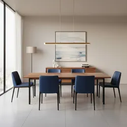 Best Dining Table Ideas for Blue Leather Dining Chairs